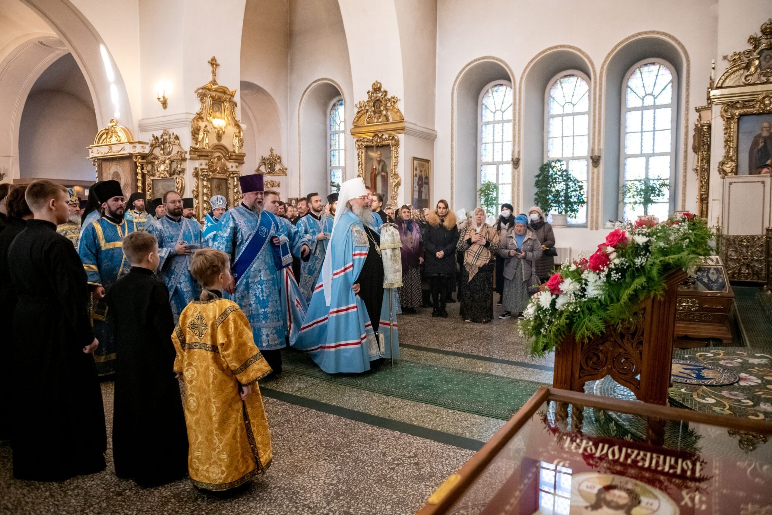 Ржевская епархия кафедральный собор Архиерейское богослужение