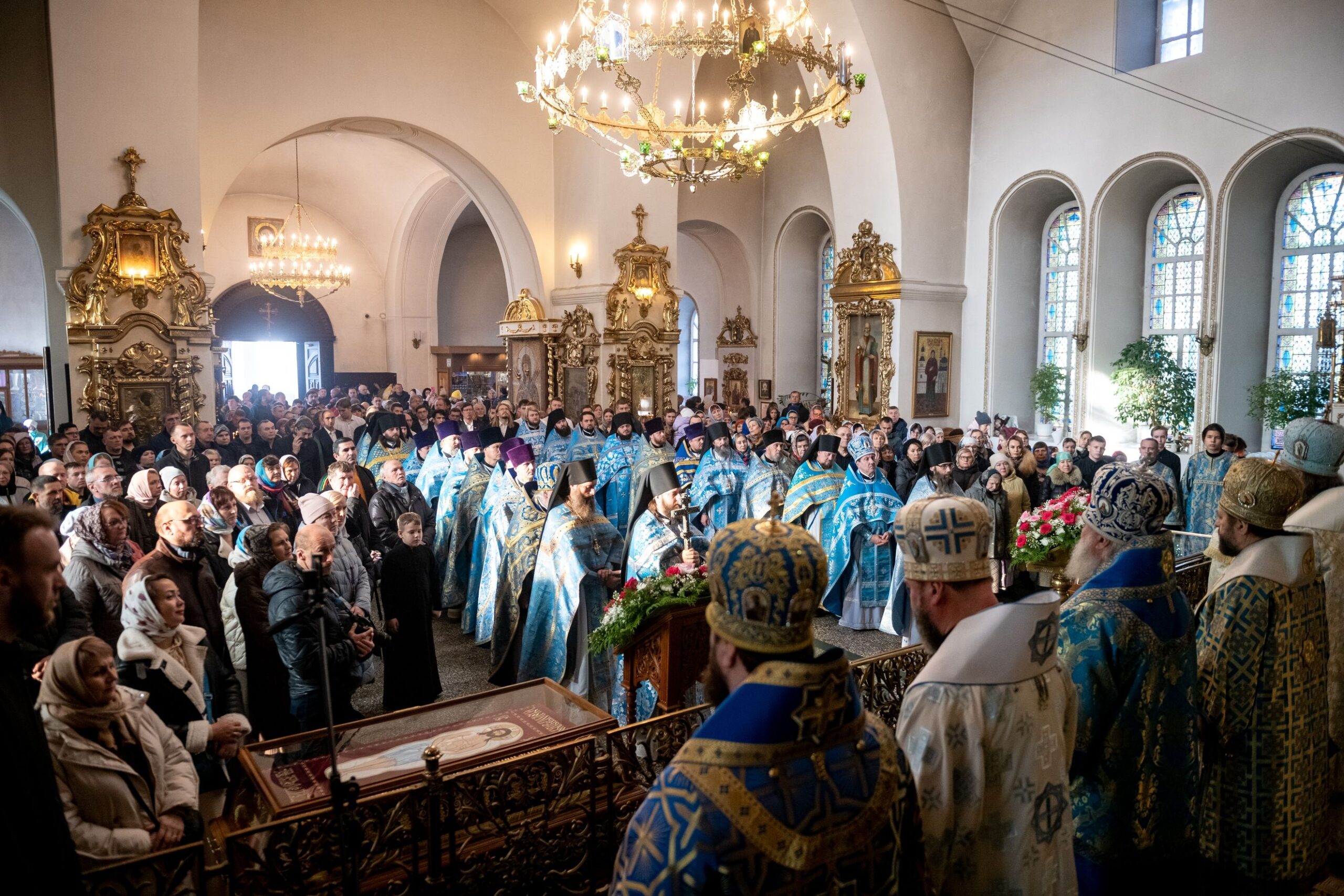 Ржевская епархия кафедральный собор Архиерейское богослужение